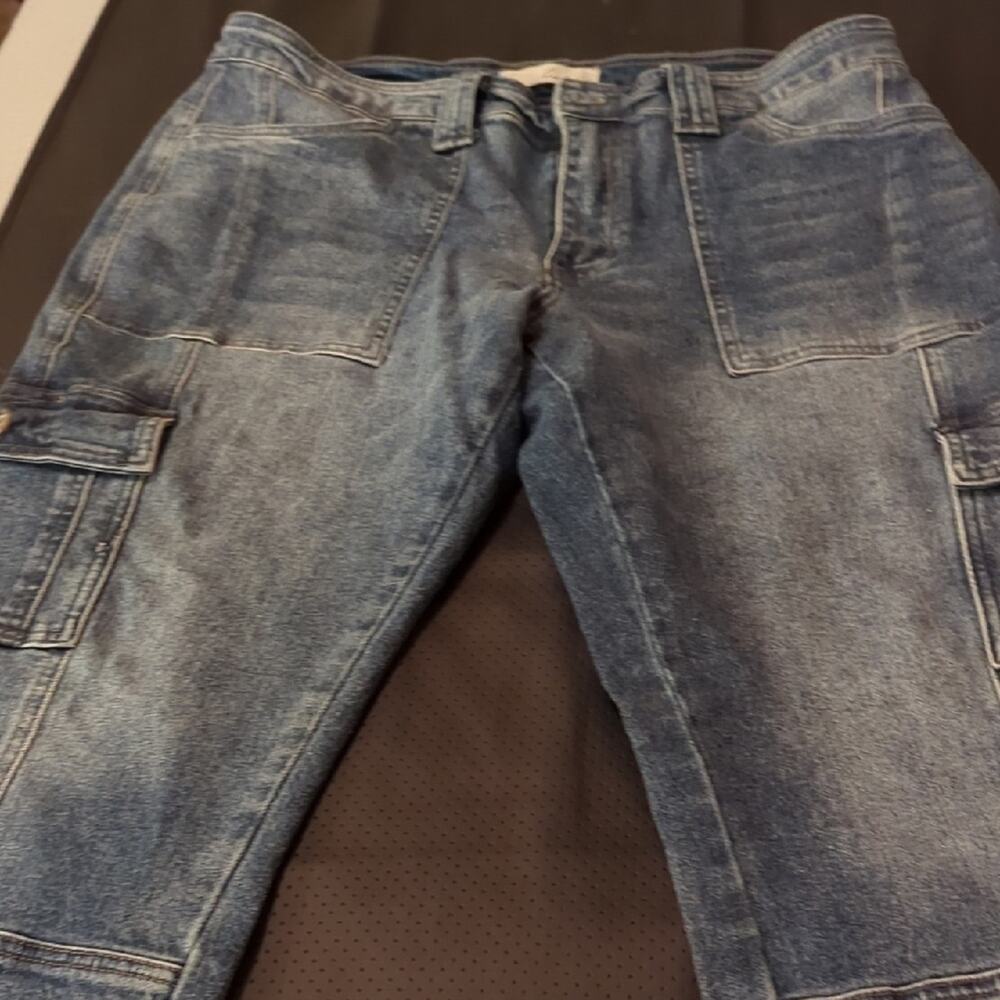 KanCan Denim Cargo Pants for Women‎